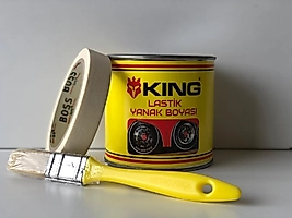 LYB - 001 - KING  LASTIK YANAK BOYASI (BANT + FIRÇA)
